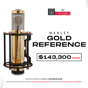 Manley Reference Gold Micrófono de Válvulas Multipatrón