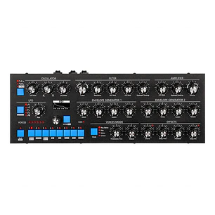 GS Music Bree6 Desktop Negro Sintetizador Polifónico Analógico
