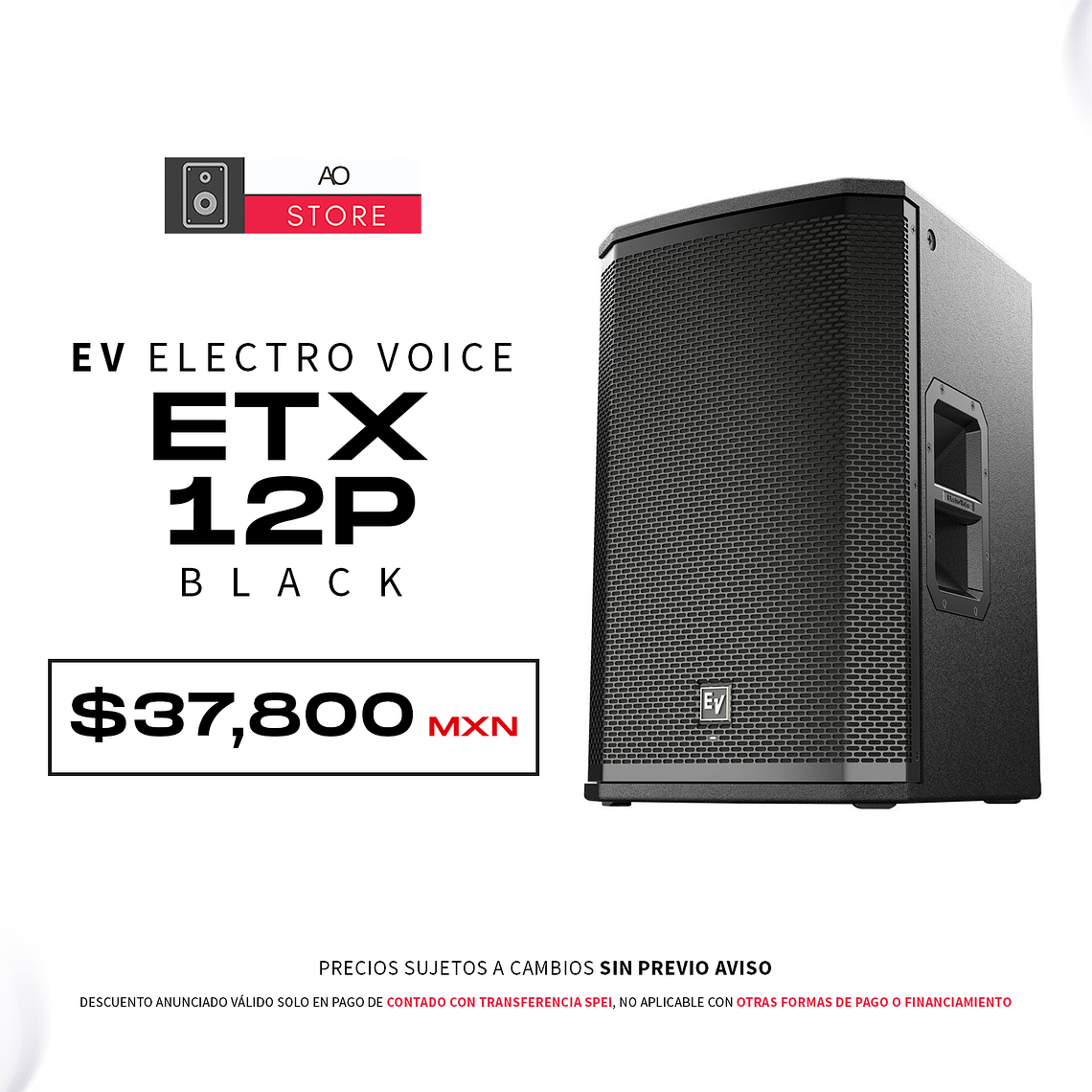 EV Electro Voice ETX 12P Bocina Activa 1