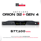 Antelope Orion 32+ Gen 4 Interfaz de Audio 1