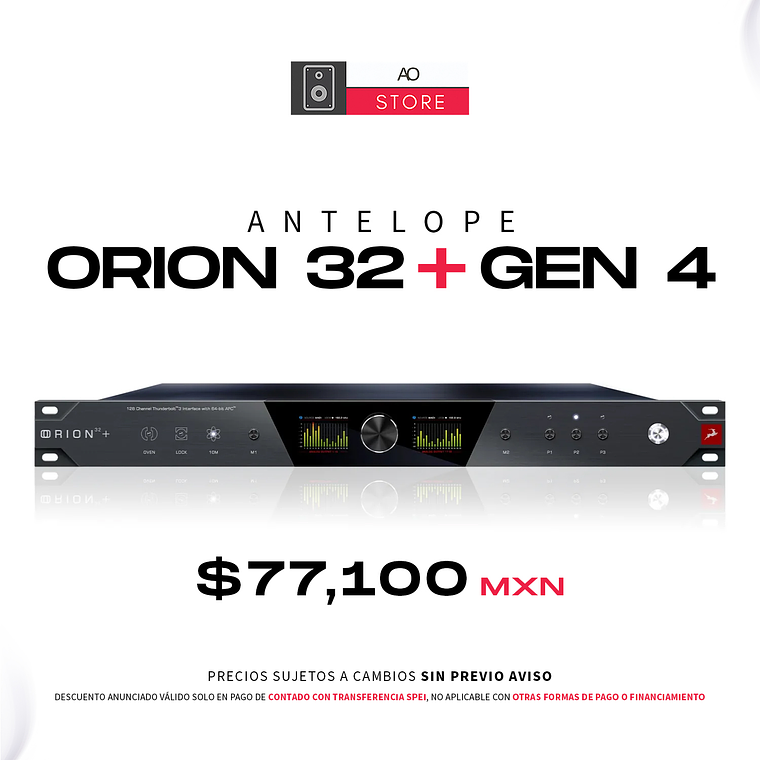 Antelope Orion 32+ Gen 4 Interfaz de Audio 1