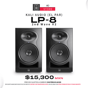 Kali Audio LP 8 Second Wave V2 Monitores De Estudio (2 Piezas)