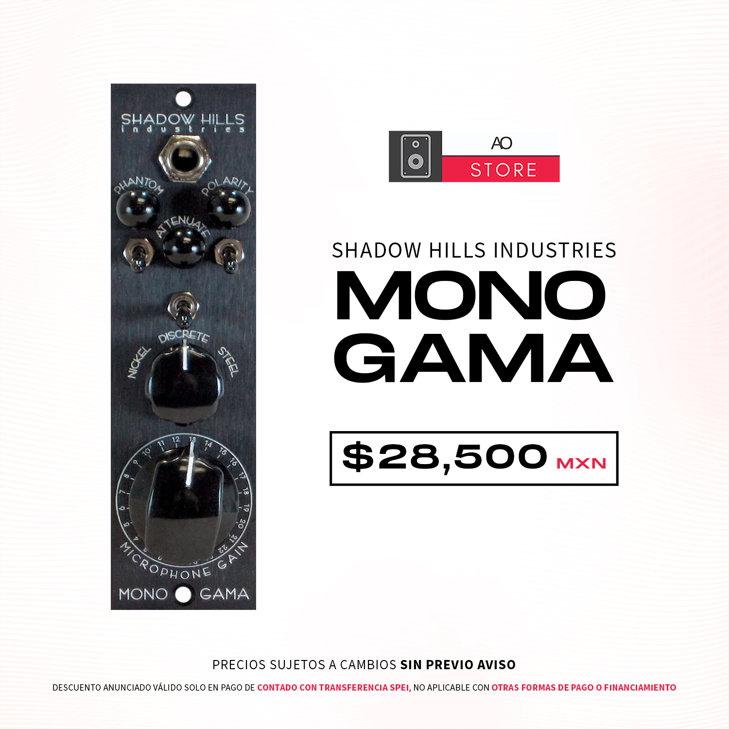 Shadow Hills Mono GAMA Amplificador