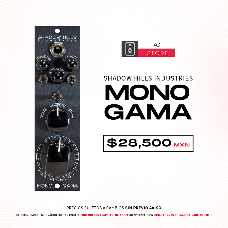 Shadow Hills Industries Mono Gama Serie 500 Preamplificador 1