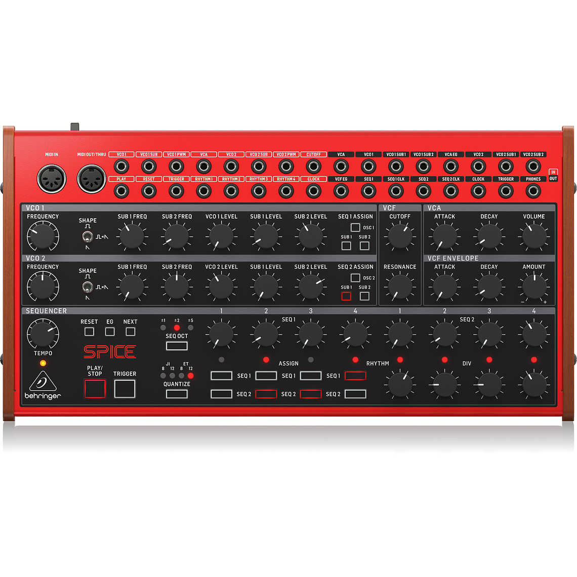 Behringer Spice Sintetizador Analógico Semi Modular Polirrítmico 2