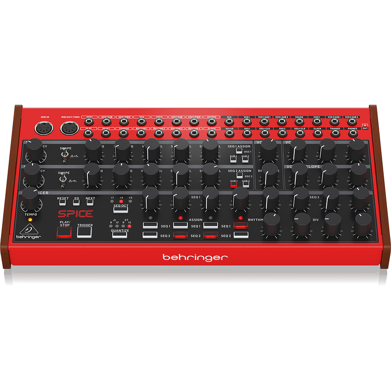 Behringer Spice Sintetizador Analógico Semi Modular Polirrítmico 3