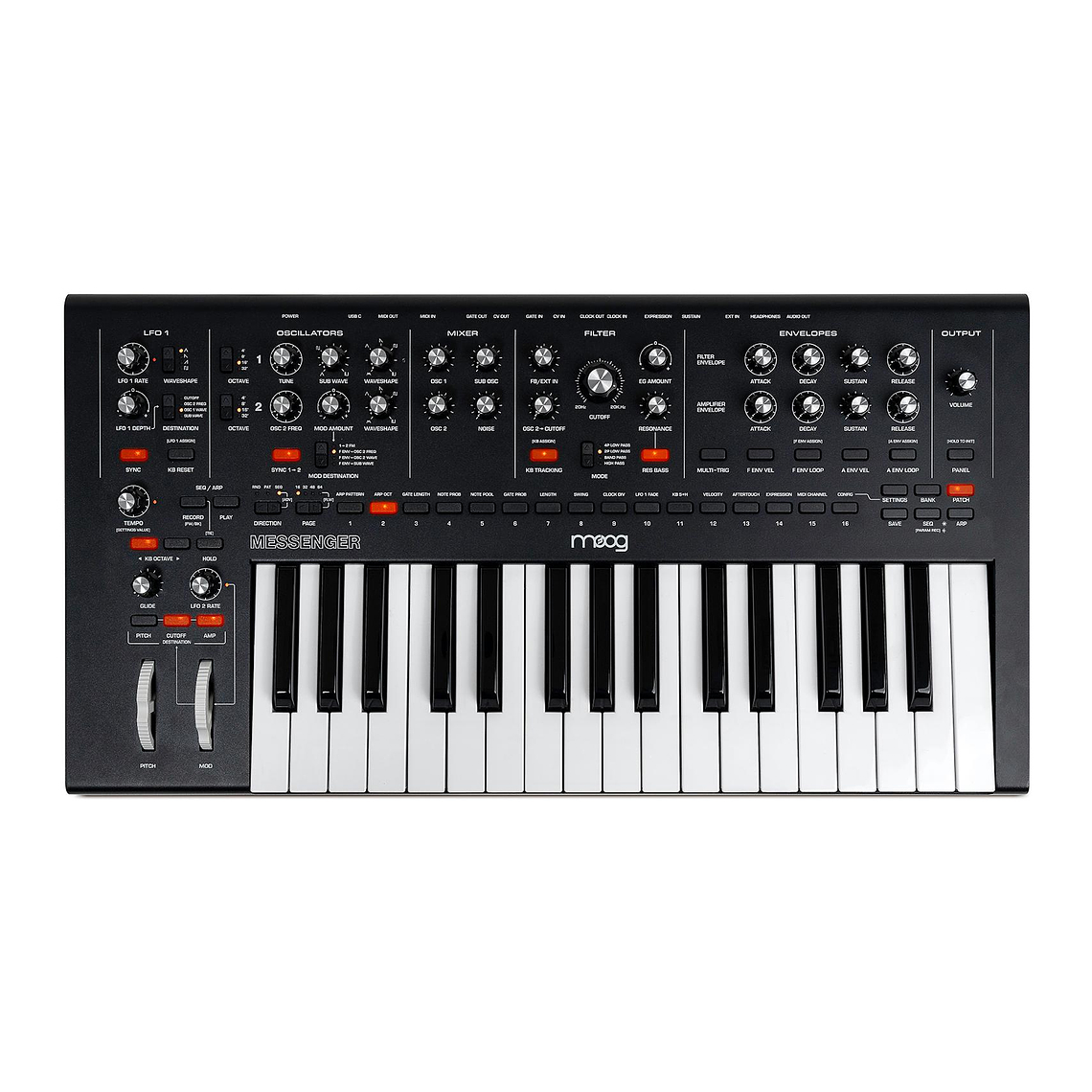 Moog Messenger Sintetizador Analógico Monofónico 2