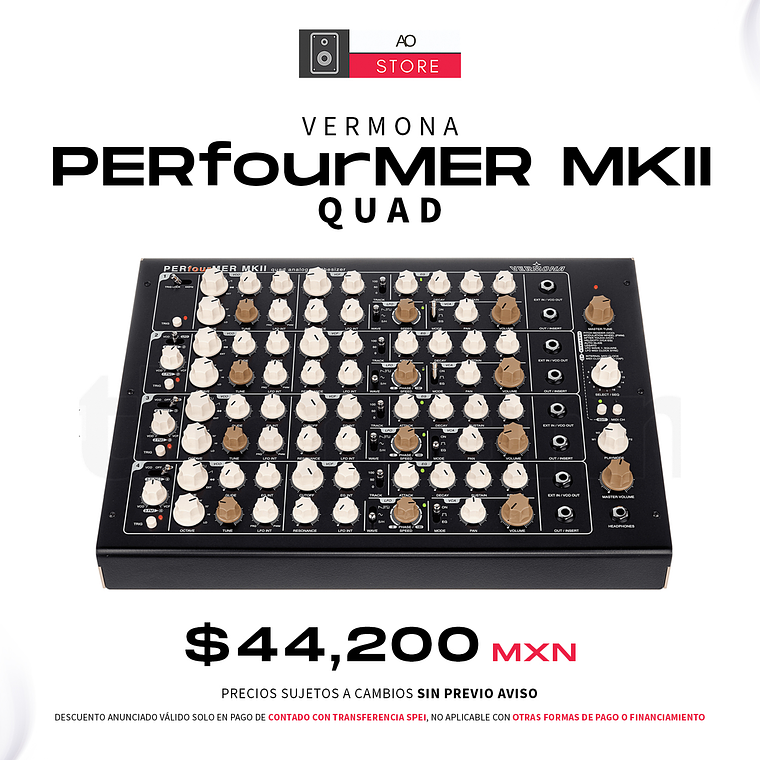 Vermona PERfourMER MkII Quad Sintetizador 1