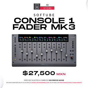 Softube Console 1 Fader Mk3 Superficie de Control para Daw