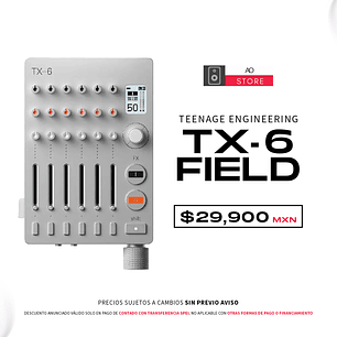 Teenage Engineering TX 6 Field Interfaz De Audio Portátil
