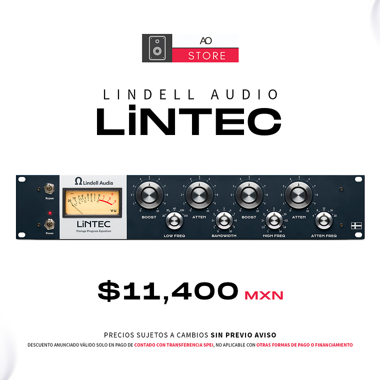 Lindell Audio LinTec Ecualizador Vintage Program 1