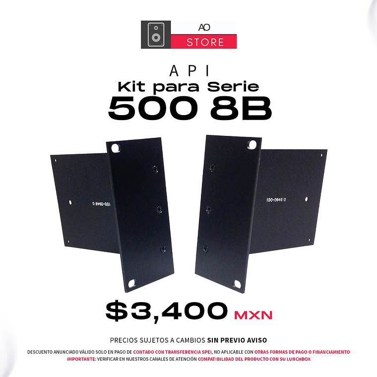 API Kit para Serie 500 8B Orejas para Rack 1