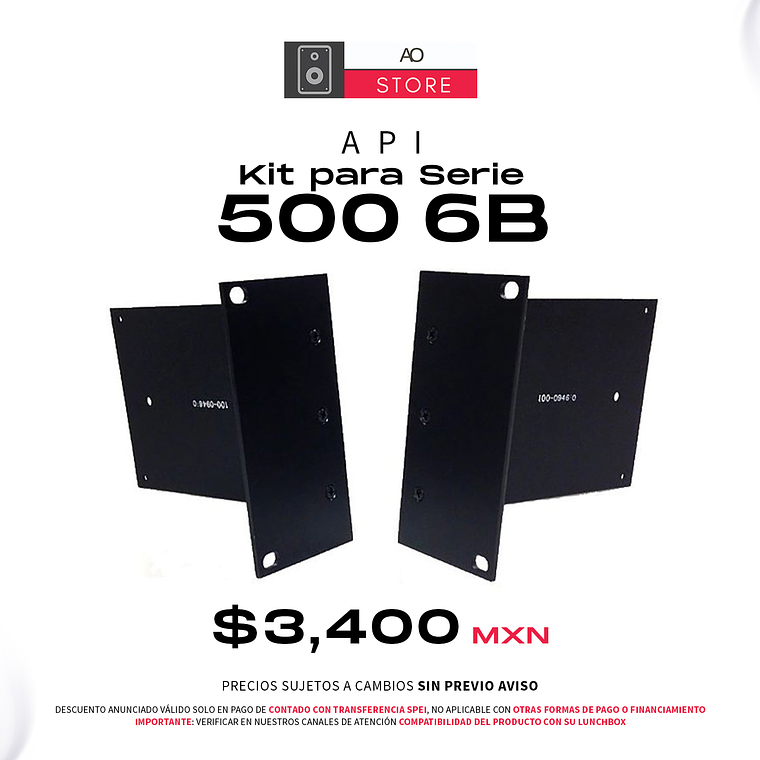 API Kit para Serie 500 6B Orejas para Rack 1