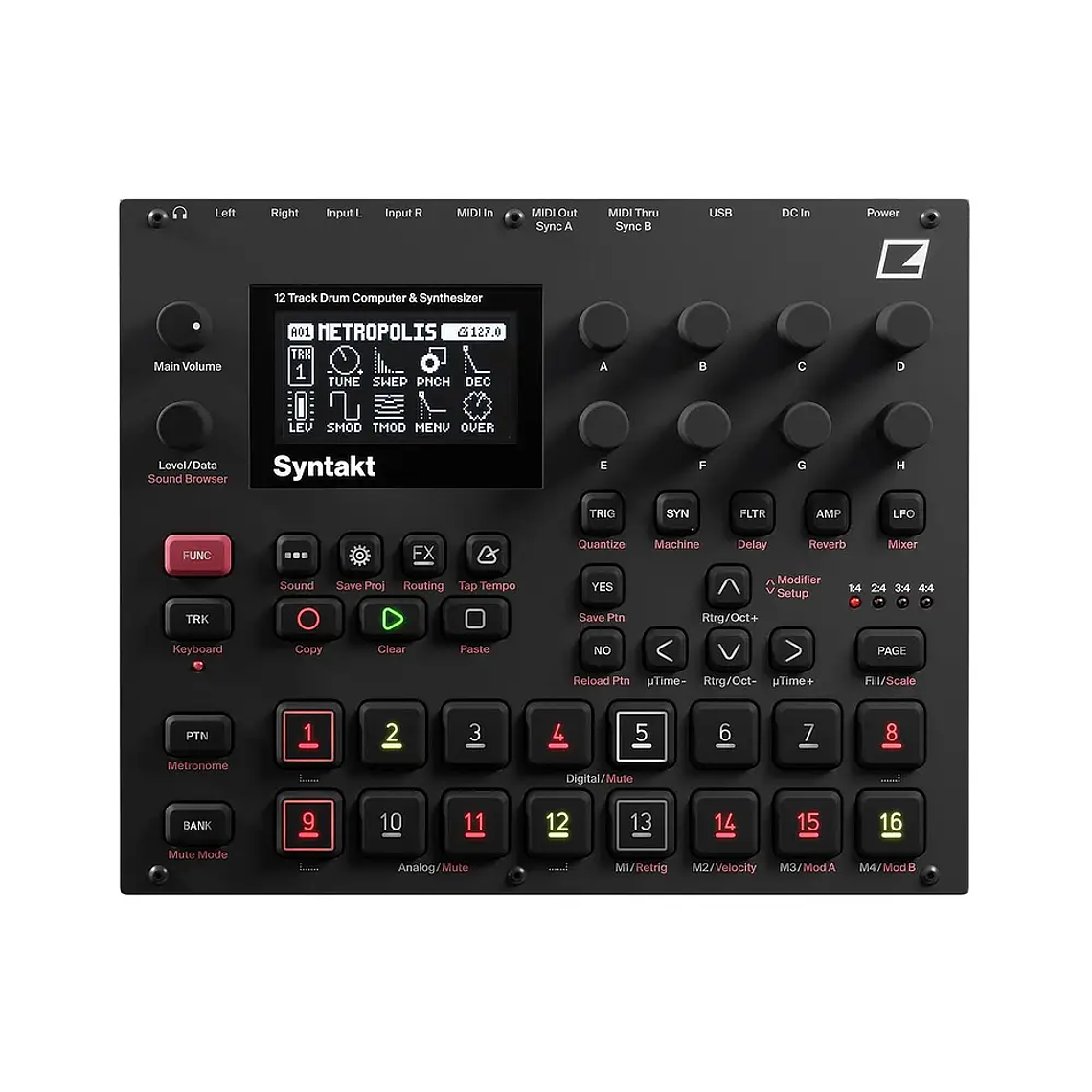 Elektron Syntakt Sintetizador y Caja de Ritmos 2