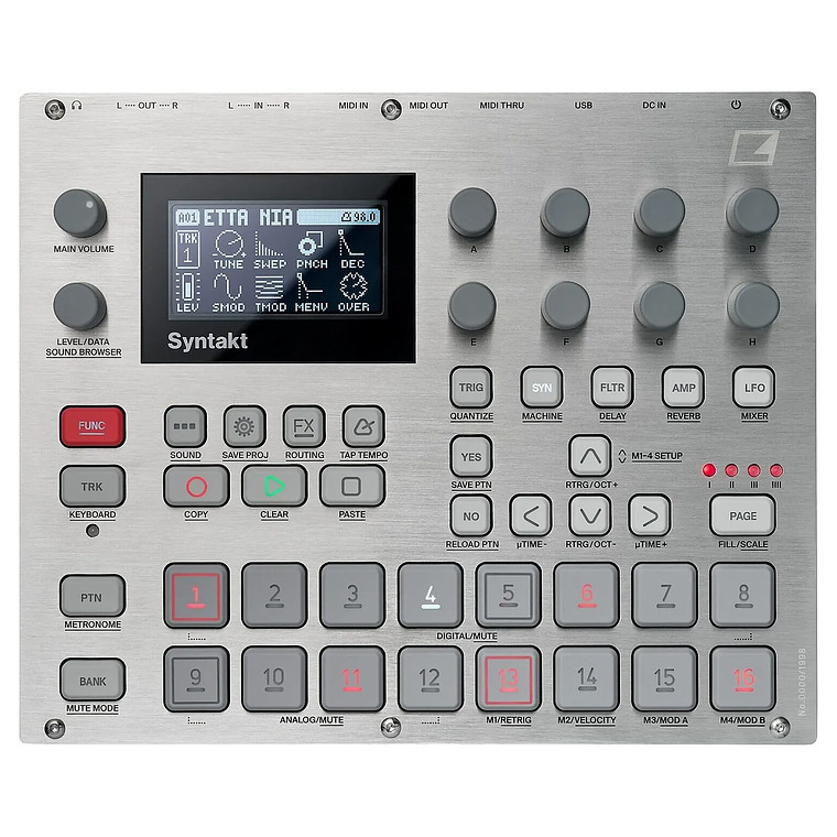 Elektron Syntakt Edición E25 Sintetizador y Caja de Ritmos 2