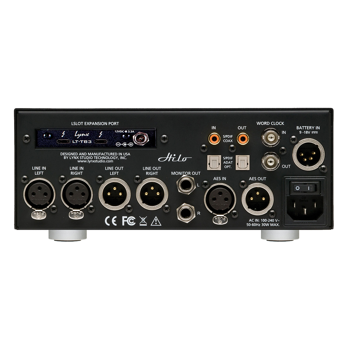 Lynx Studio Technology Hilo 2 Thunderbolt Convertidor AD/DA 3