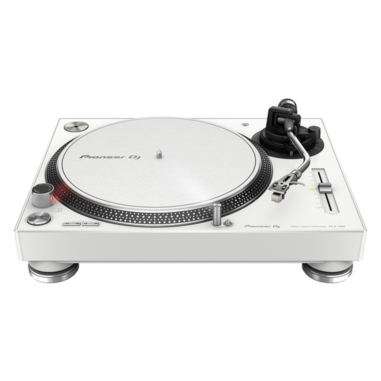 Pioneer DJ PLX 500 White Tornamesa para DJ (2 Piezas) + DJM 250 Mk2 Mezcladora para DJ + De Regalo Pioneer DJ RB VD2 Vinilos de Control Cabina Completa 5