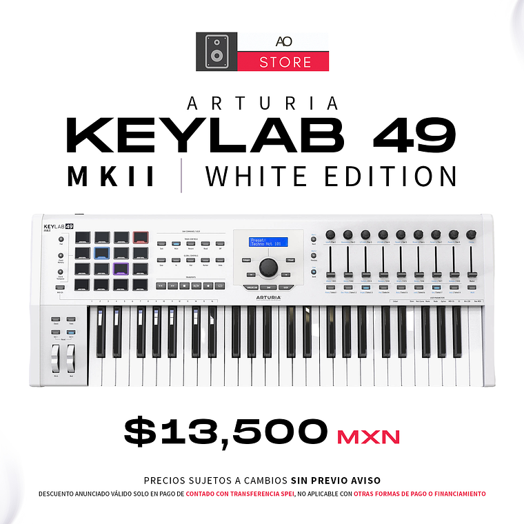 Arturia Keylab 49 MkII White Teclado Midi 1