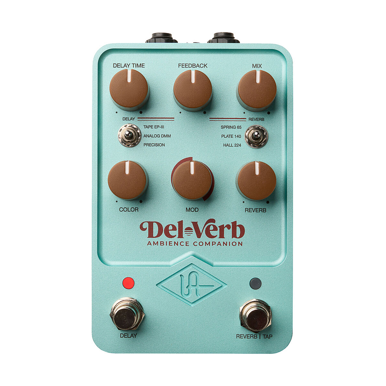 Universal Audio Uafx Del Verb Ambience Companion Pedal de Reverb y Delay 2