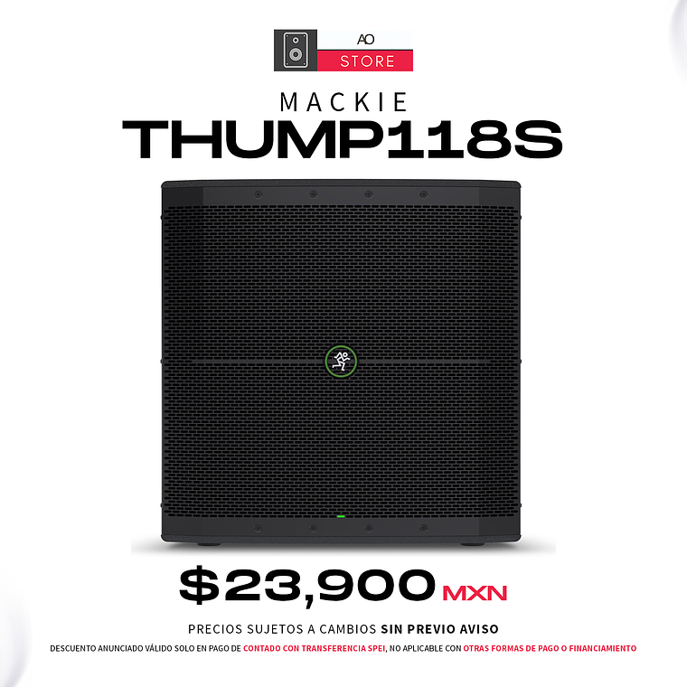 Mackie Thump118S Subwoofer Activo 1