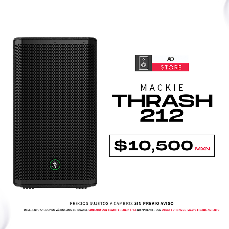 Mackie Thrash212 Bocina Activa 1