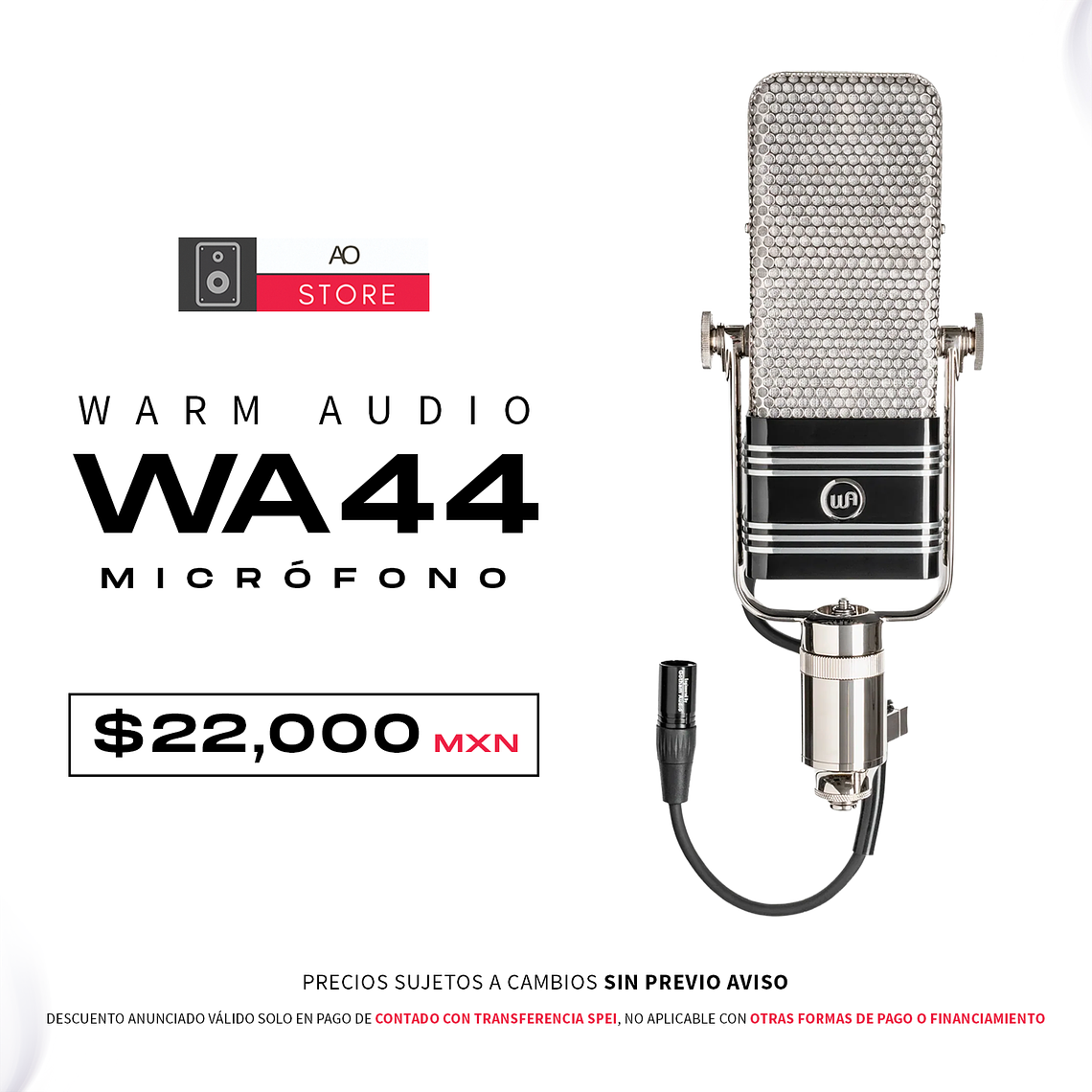 Warm Audio WA 44 Micrófono de Cinta 1