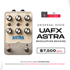 Universal Audio Uafx Astra Modulation Machine Pedal de Chorus Vibrato 1