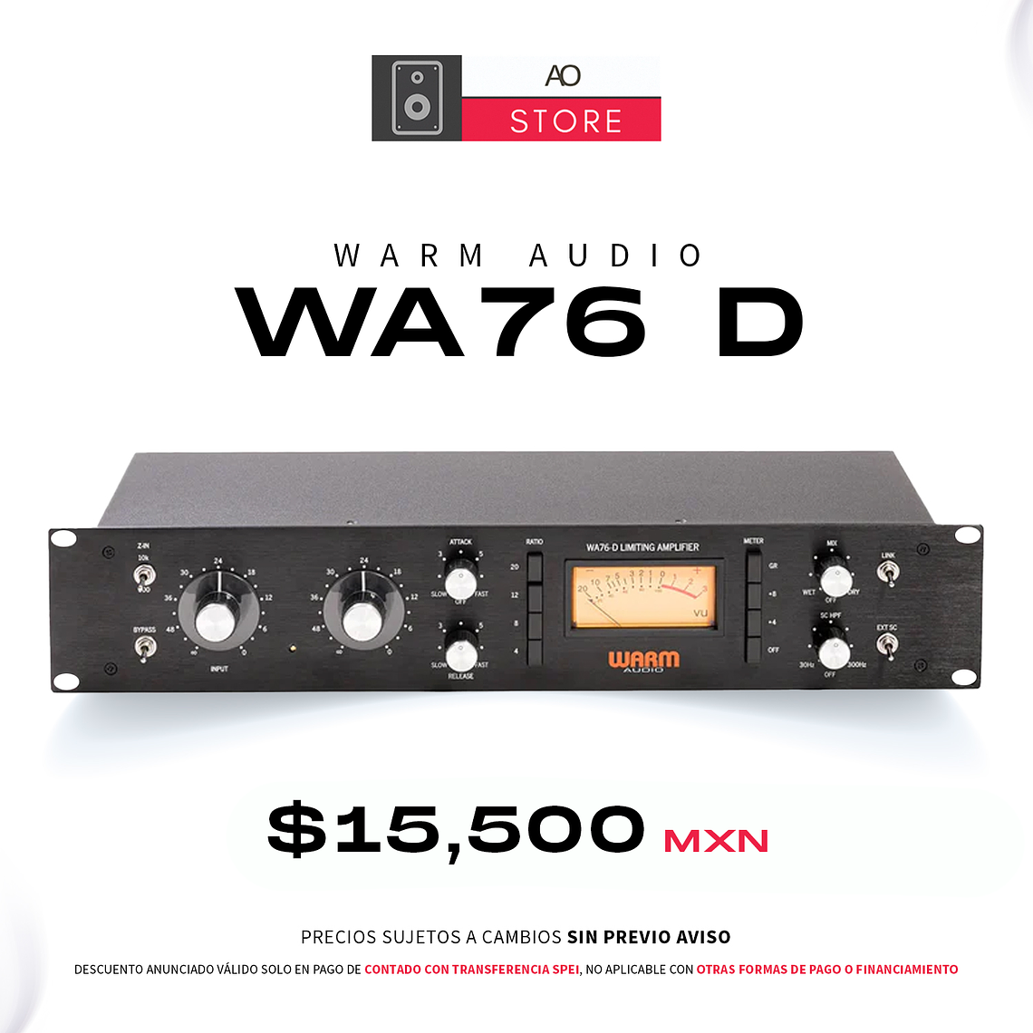 Warm Audio WA76 D Compresor 1