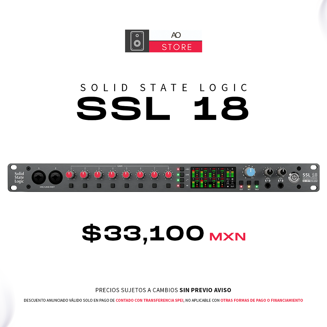 Solid State Logic SSL 18 Interfaz de Audio 1