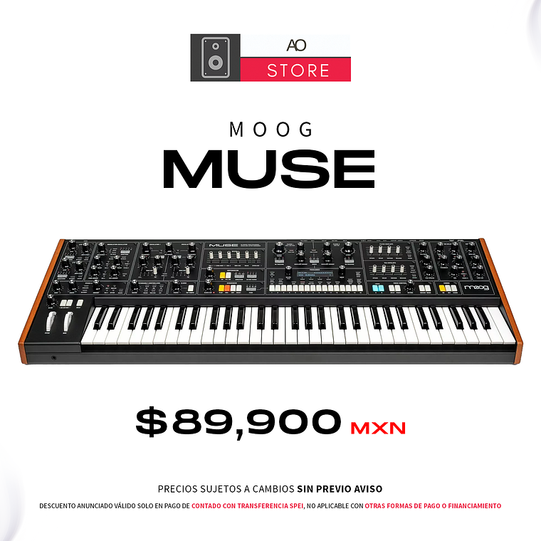 Moog Muse Sintetizador Polifónico Analógico 1