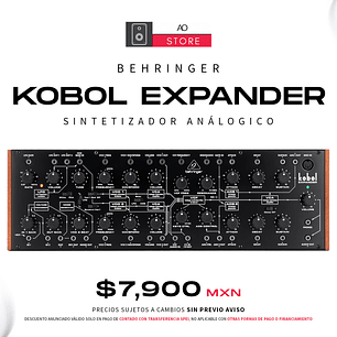 Behringer Kobol Expander Sintetizador Análogico Semi Modular 