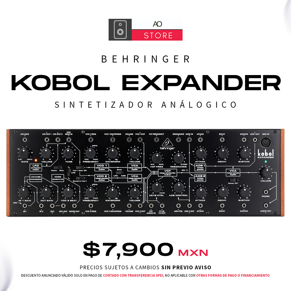 Behringer Kobol Expander Sintetizador Análogico Semi Modular  1