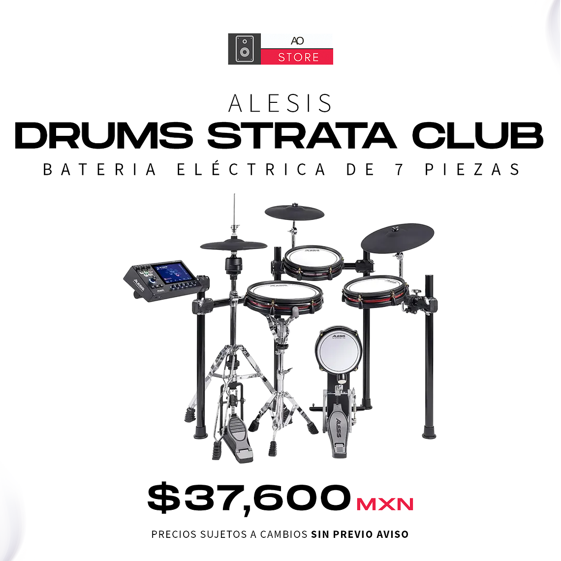 Alesis Drums Strata Club Bateria Eléctrica de 7 Piezas 1