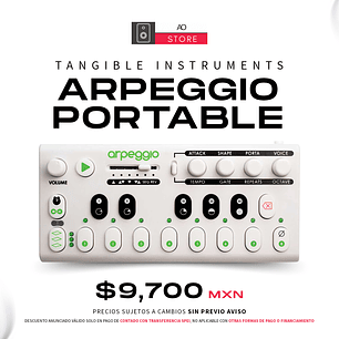 Tangible Instruments Arpeggio Portable Sintetizador y Arpegiador