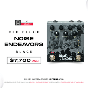 Old Blood Noise Endeavors Black Fountain Slate Pedal Delay