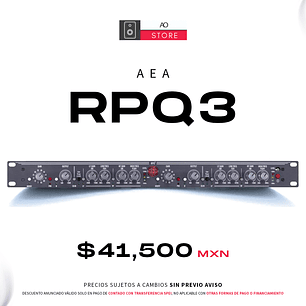 AEA RPQ3 Preamplicador de Cinta y Ecualizador de 2 Canales