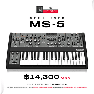 Behringer MS 5 Sintetizador Analógico
