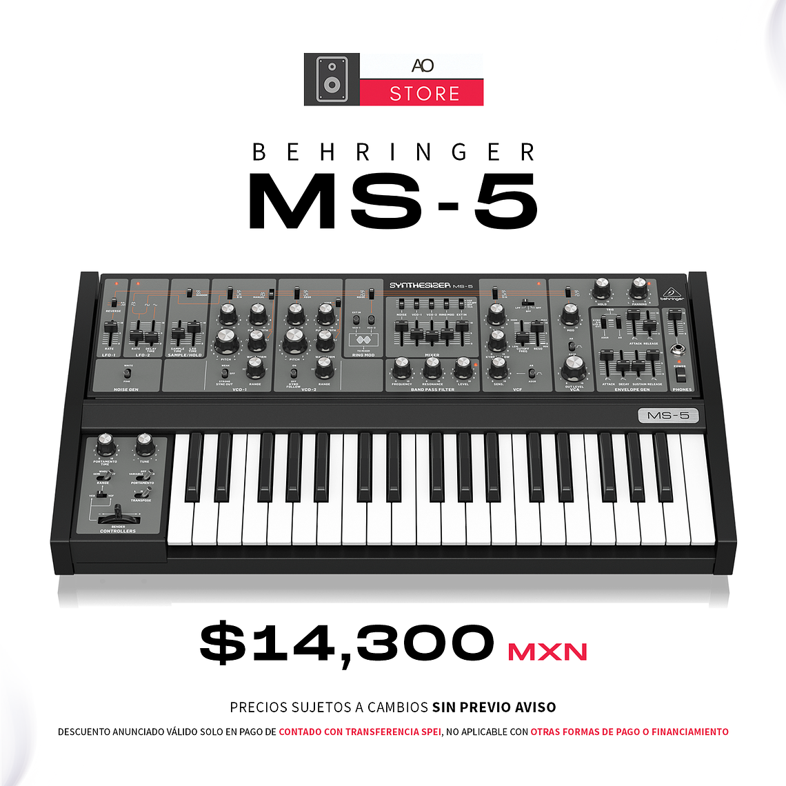 Behringer MS 5 Sintetizador Analógico 1