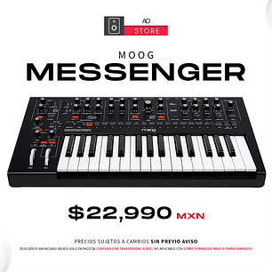 Moog Messenger Sintetizador Analógico Monofónico