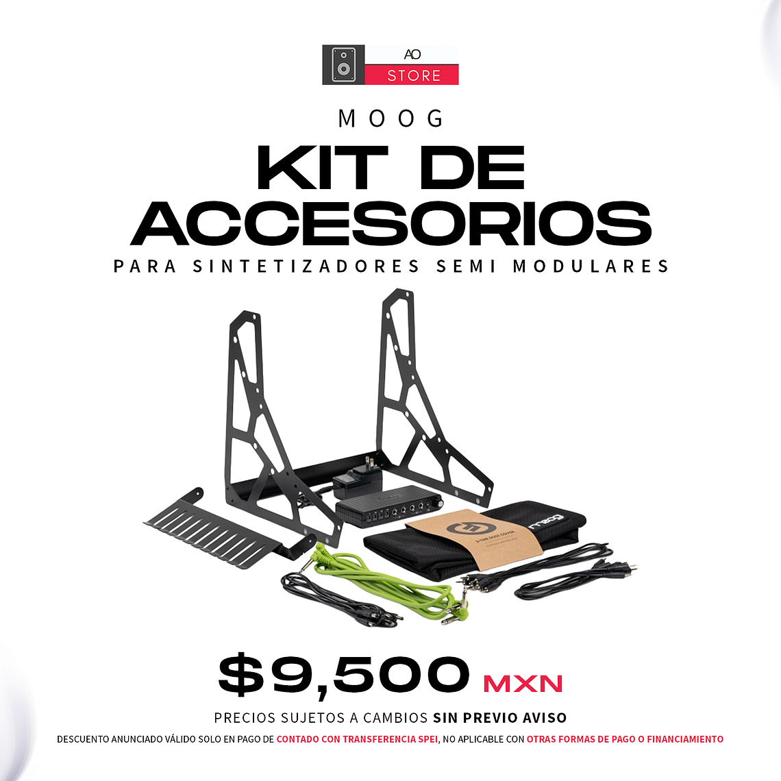 Moog Kit de Accesorios para Sintetizadores Semi Modulares 1