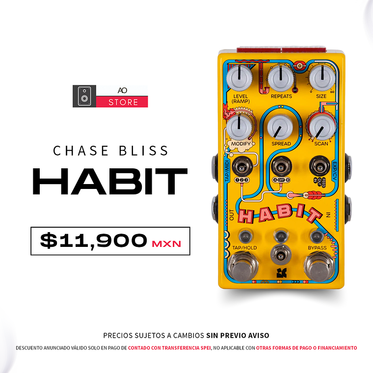 Chase Bliss Habit Pedal de Delay 1