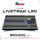 Zoom Livetrak L20 Mezcladora Digital Multicanal para Grabación 1