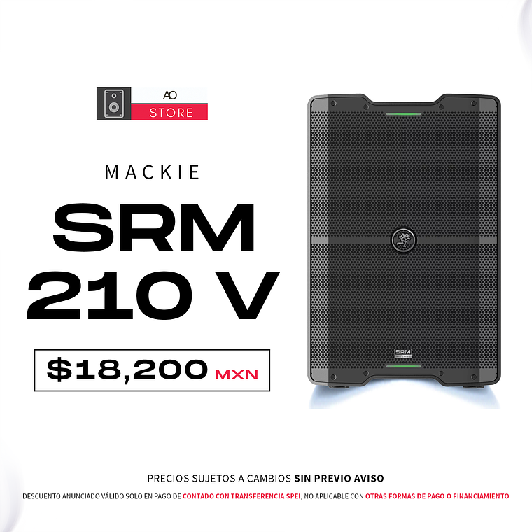 Mackie SRM210 V Class Bocina Activa 1