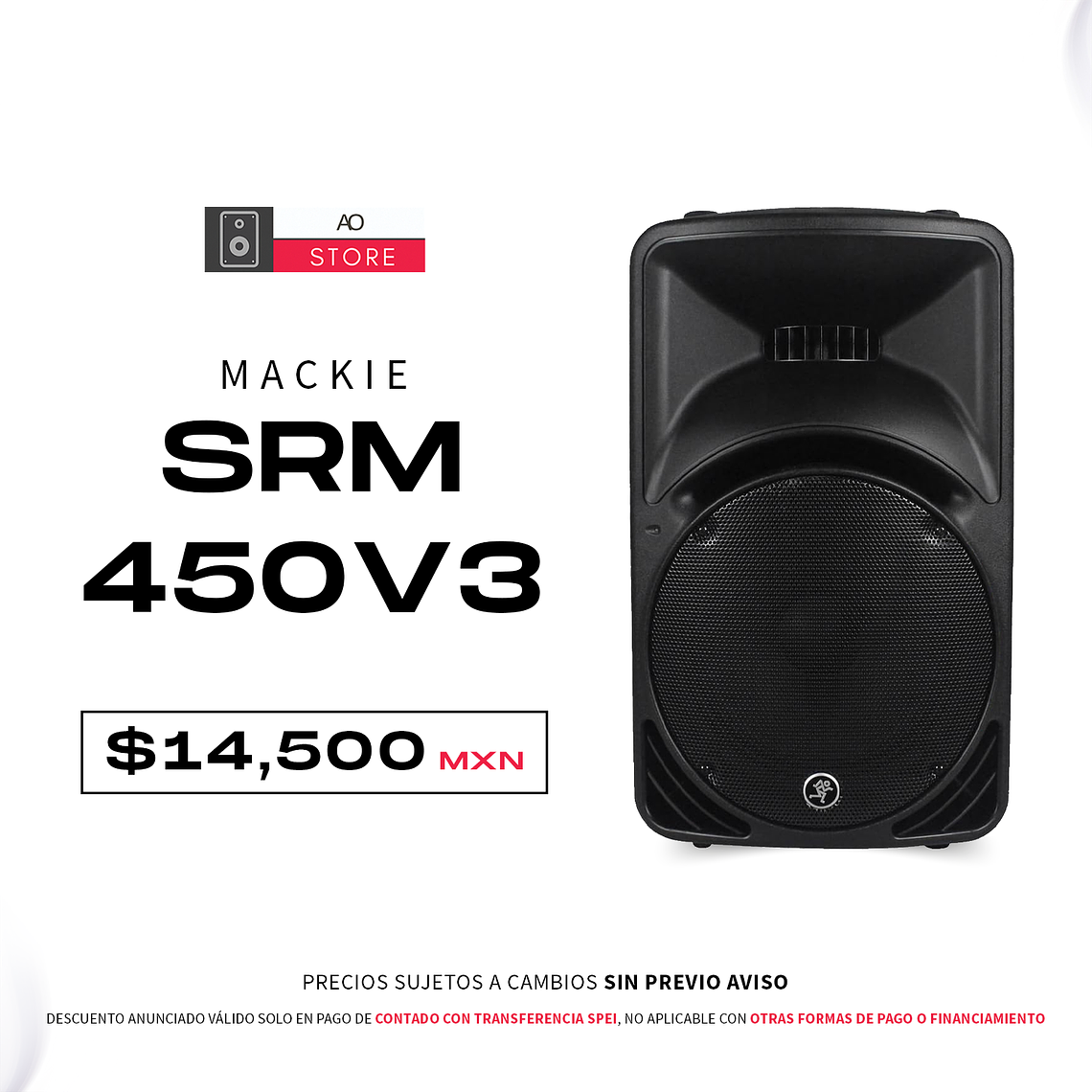 Mackie SRM450v3 Bocina Activa 1