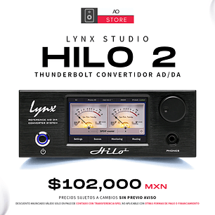 Lynx Studio Technology Hilo 2 Thunderbolt Convertidor AD/DA