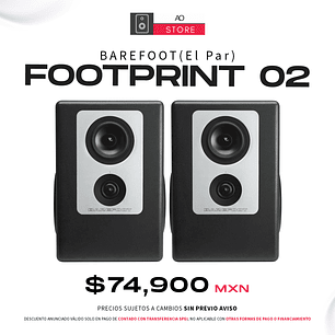 Barefoot Sound Footprint 02 Monitores de Estudio (2 Piezas)
