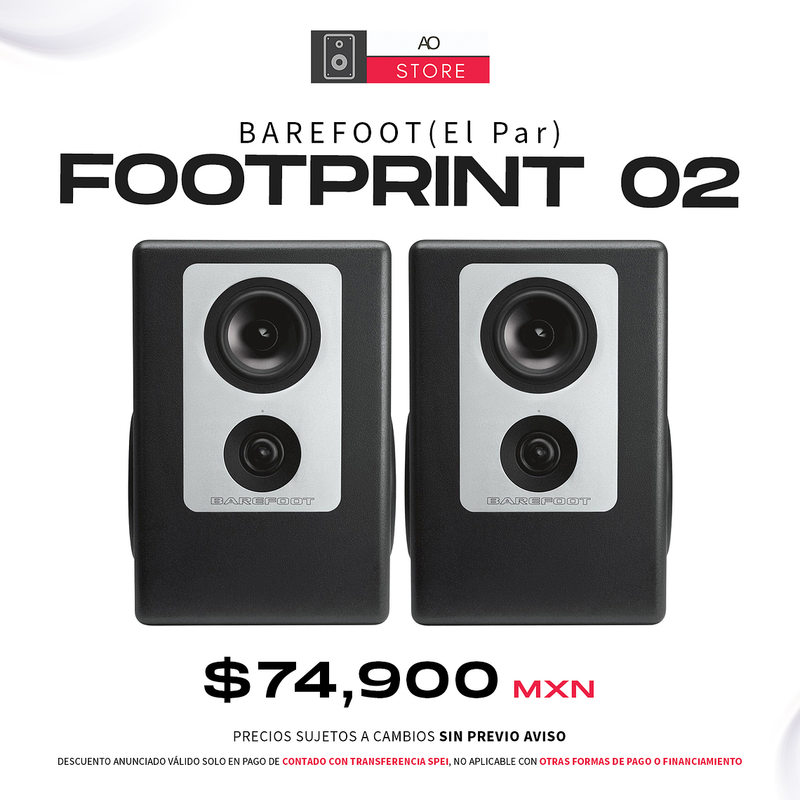 Barefoot Sound Footprint 02 Monitores de Estudio (2 Piezas) 1