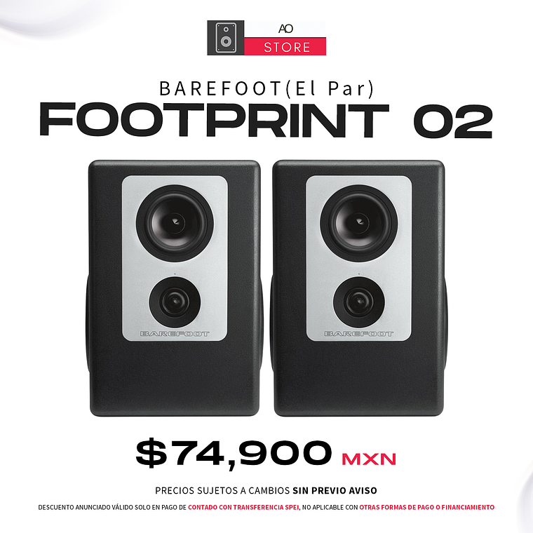 Barefoot Sound Footprint 02 Monitores de Estudio (2 Piezas) 1