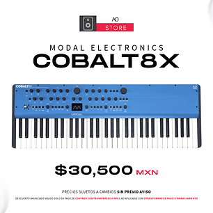 Modal Electronics Cobalt 8X Sintetizador Analógico Virtual