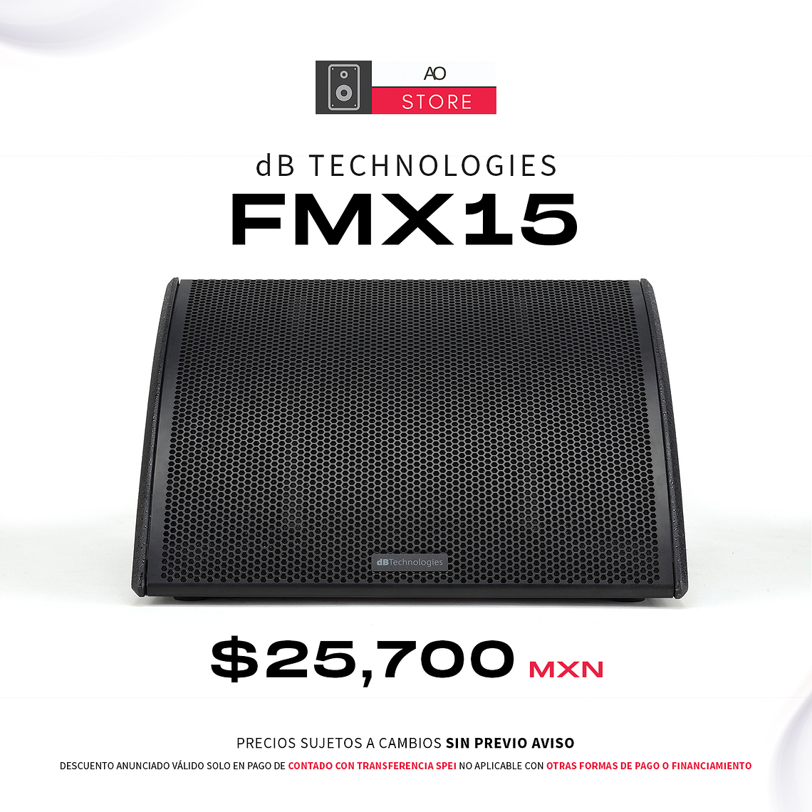 dB Technologies FMX15 Monitor de Piso  1